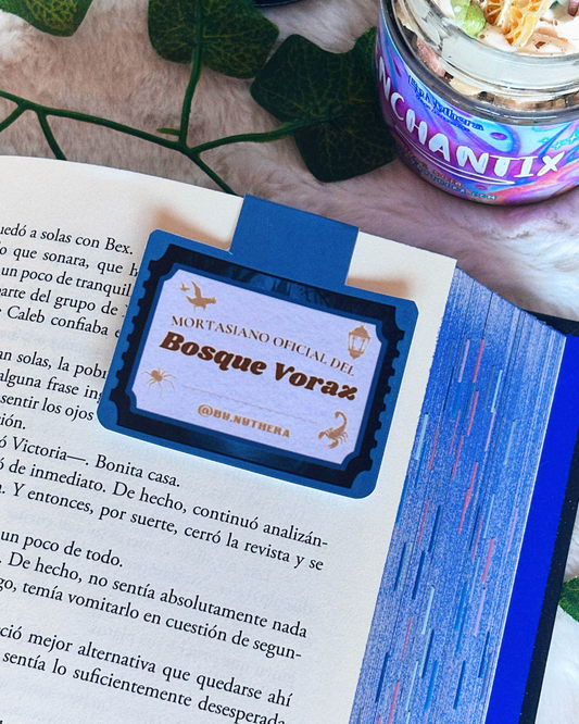 Marcapáginas magnético "Bosque Voraz"